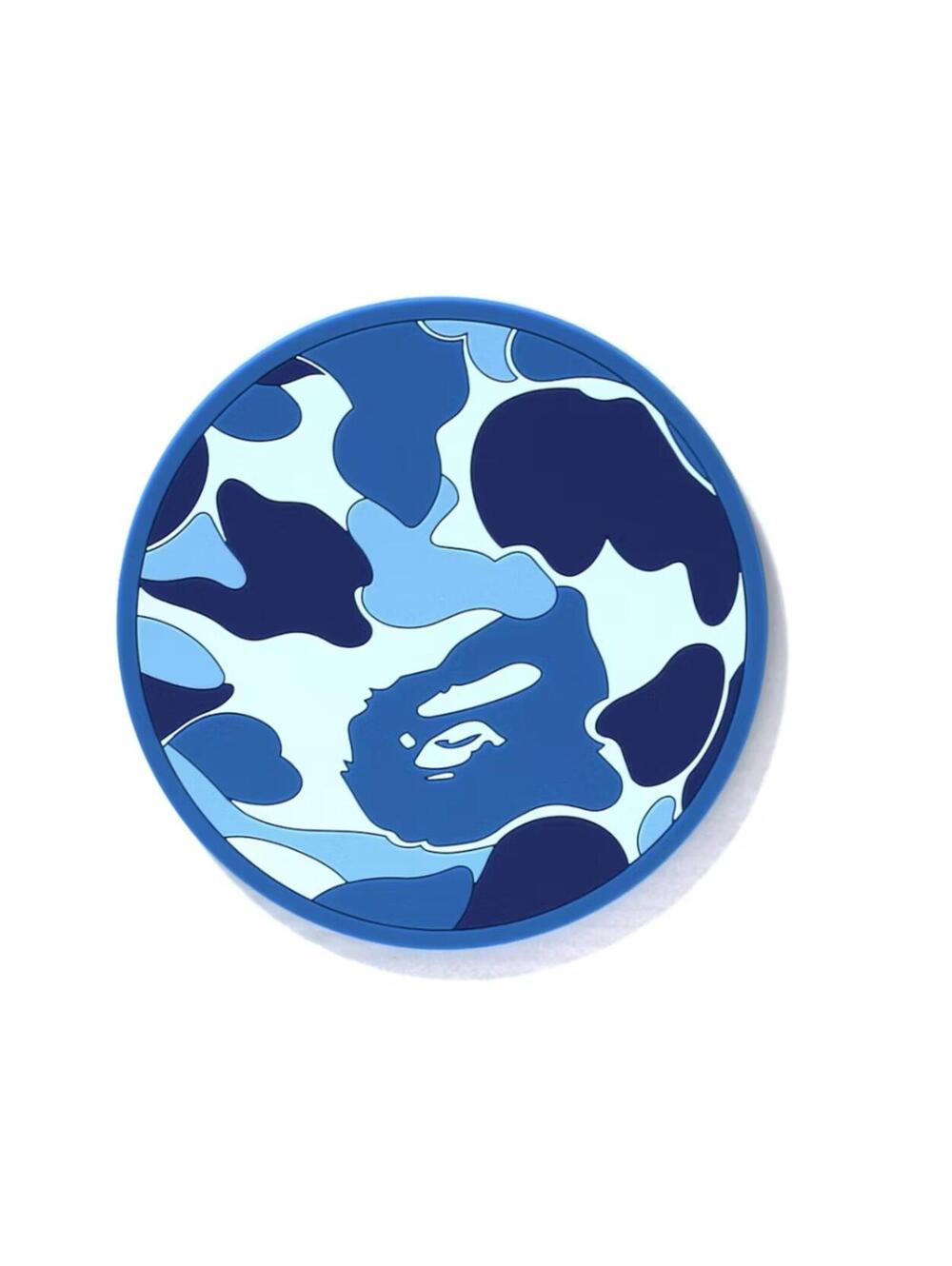 BAPE ABC Camo Blue Coaster - A Bathing Ape - Silicone